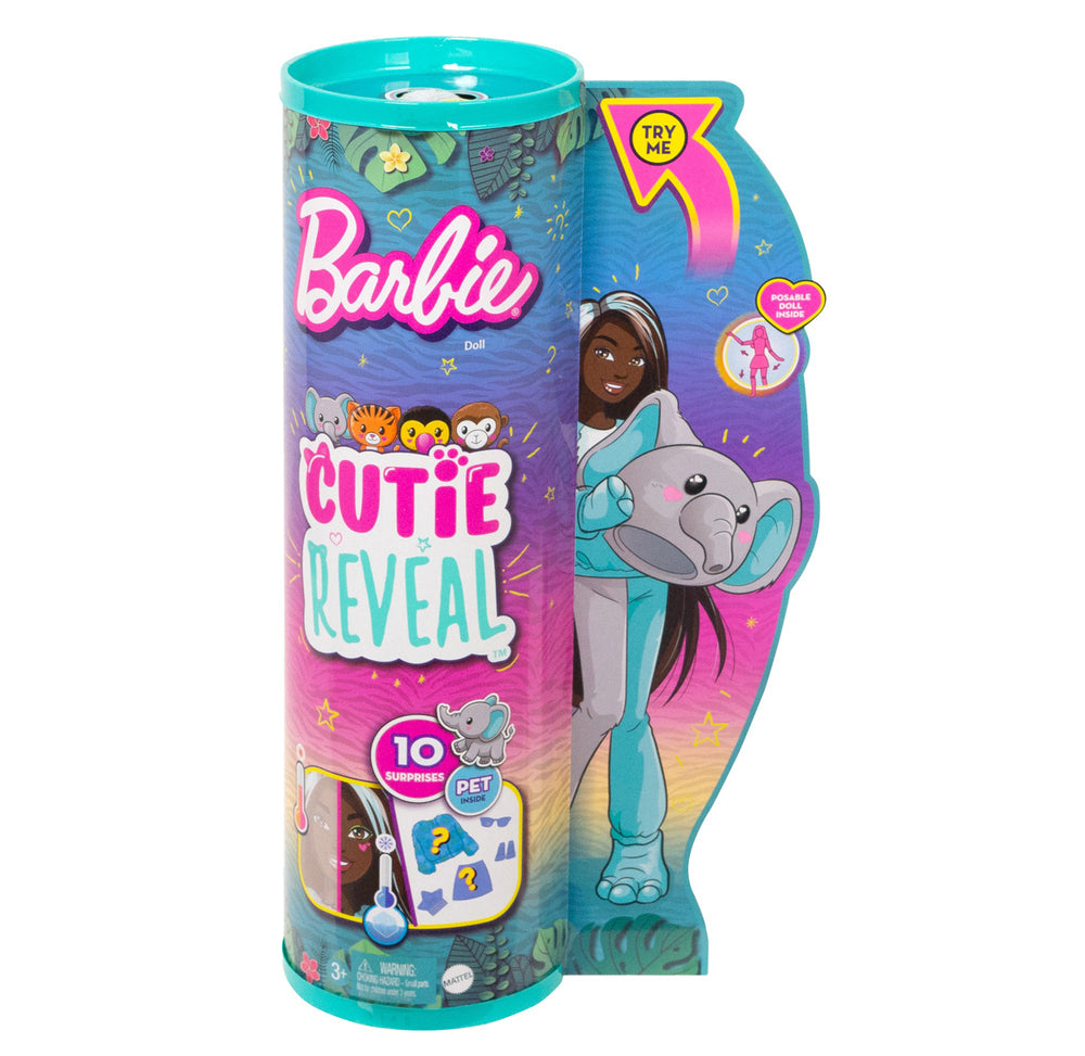 Barbie Cutie Reveal Barbie Jungle Asst