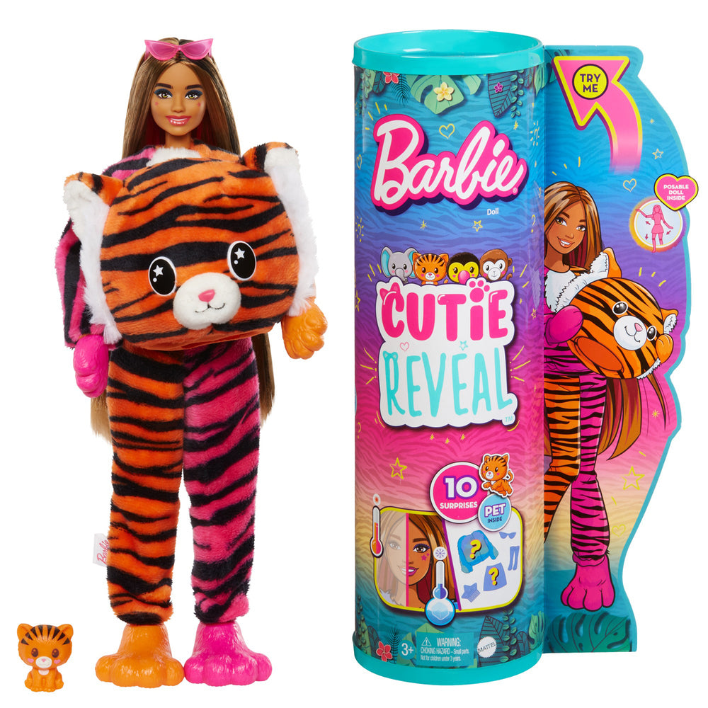 Barbie Cutie Reveal Barbie Jungle Asst