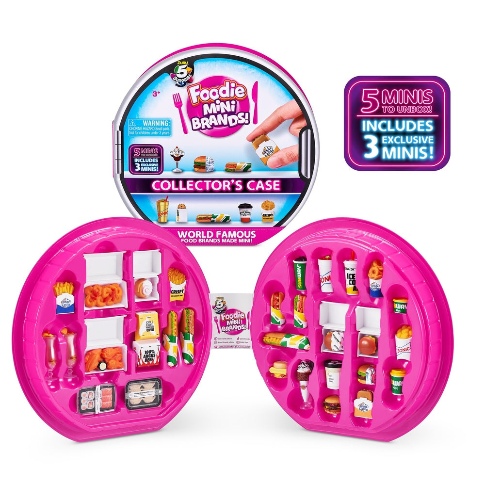 Mini Brands Foodie Collectors Case