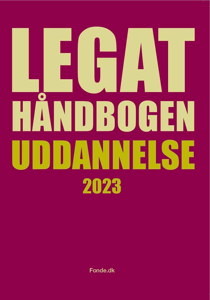 Legathåndbogen uddannelse 2023