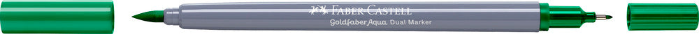 Tusser dobbelt Goldfaber Aqua emerald green 163