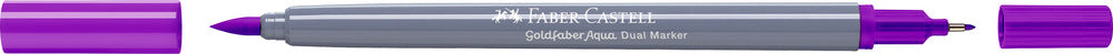 Tusser dobbelt Goldfaber Aqua purple 284