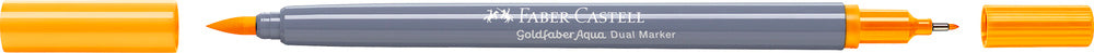Tusser dobbelt Goldfaber Aqua dark yellow 109