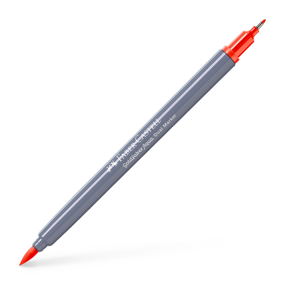 Tusser dobbelt Goldfaber Aqua dark orange 115
