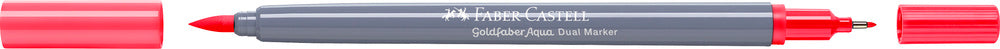Tusser dobbelt Goldfaber Aqua brilliant red 122