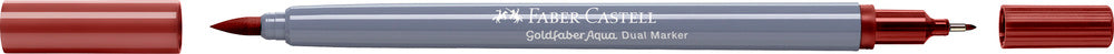 Tusser dobbelt Goldfaber Aqua venetian red 190