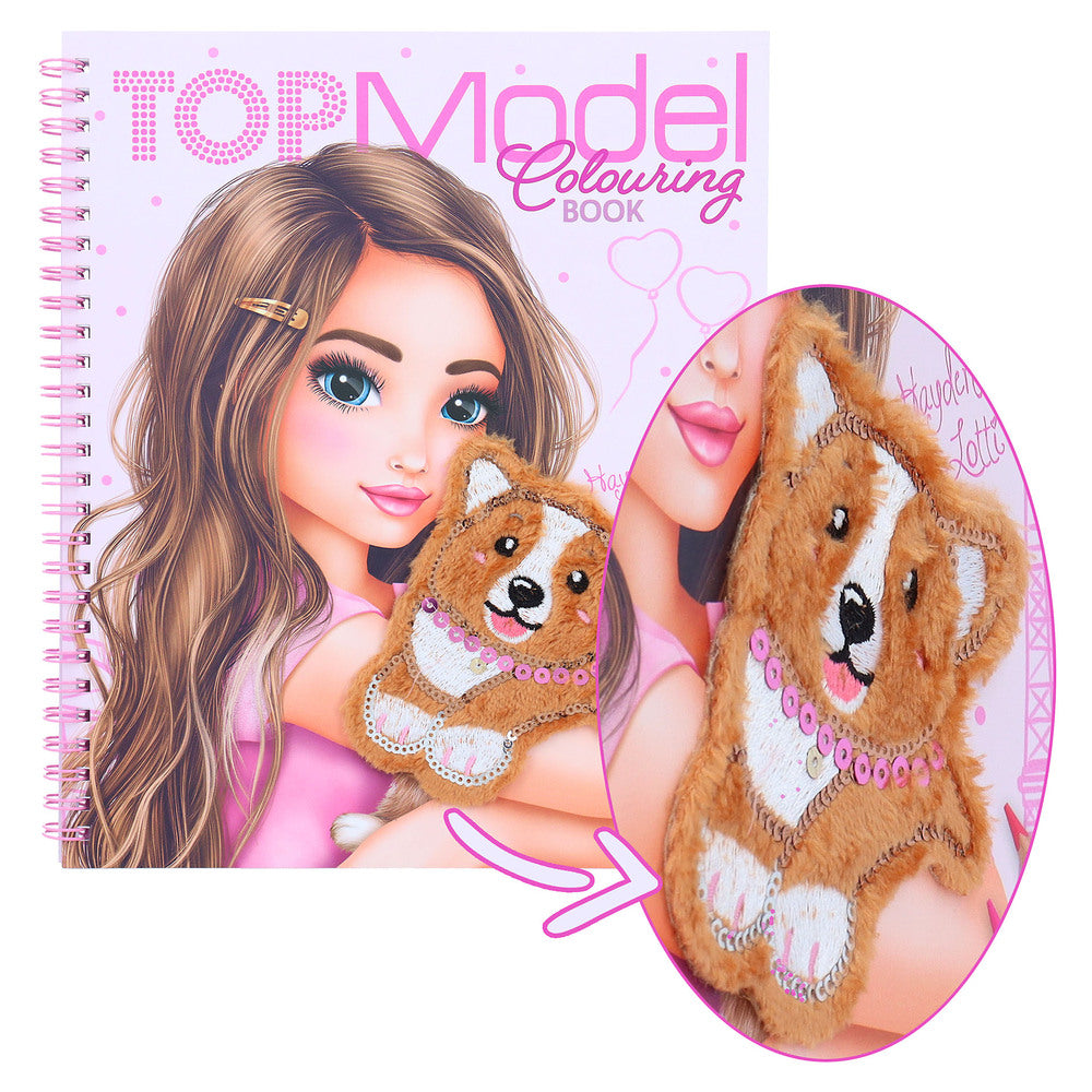 TOPModel Malebog m/plysapplikation