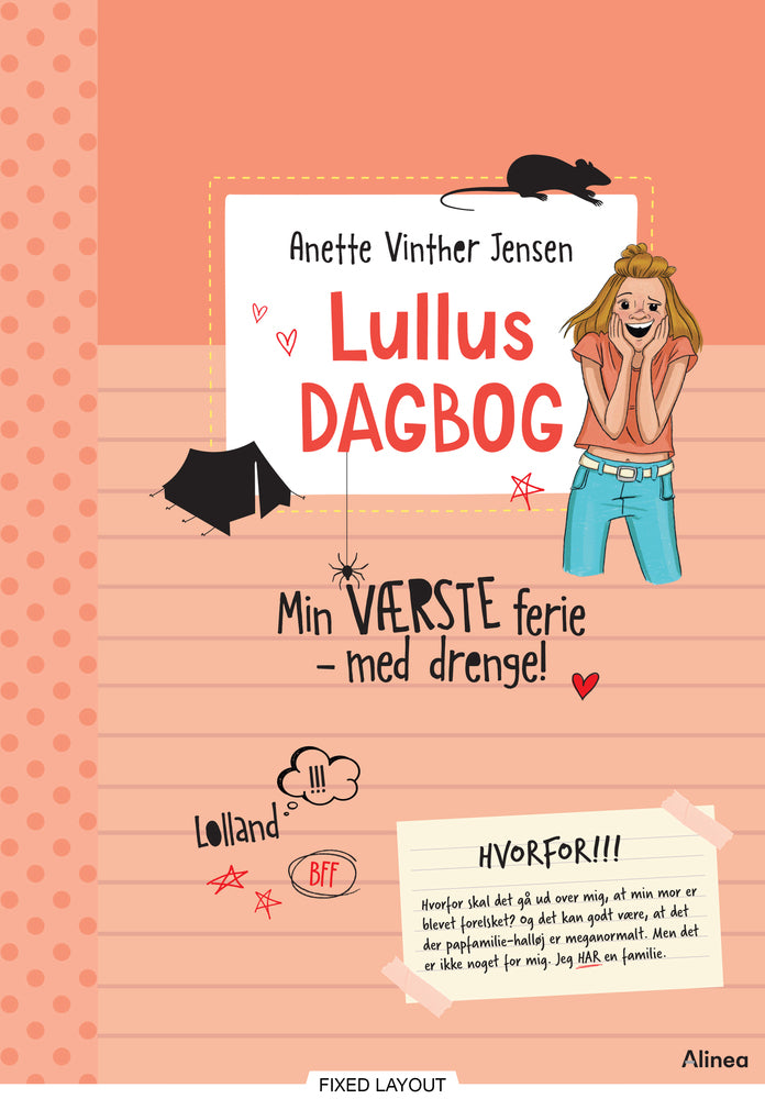 Lullus dagbog 1 - Min værste ferie - med drenge!, Rød Læseklub
