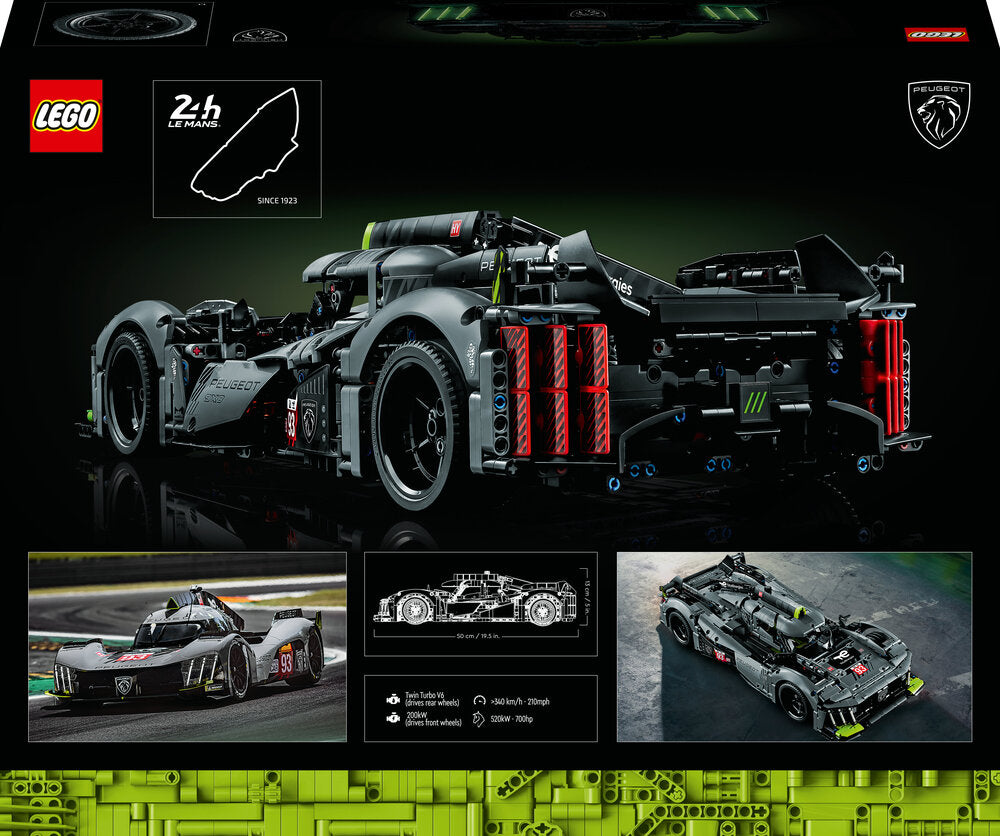 42156 LEGO TECHNIC PEUGEOT 9X8 24H Le Mans Hybrid Hypercar