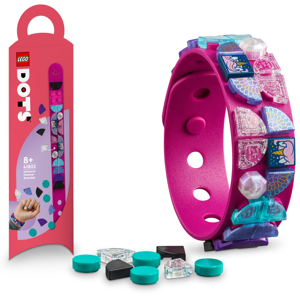 41802 LEGO DOTS Enhjørninger for evigt-armbånd