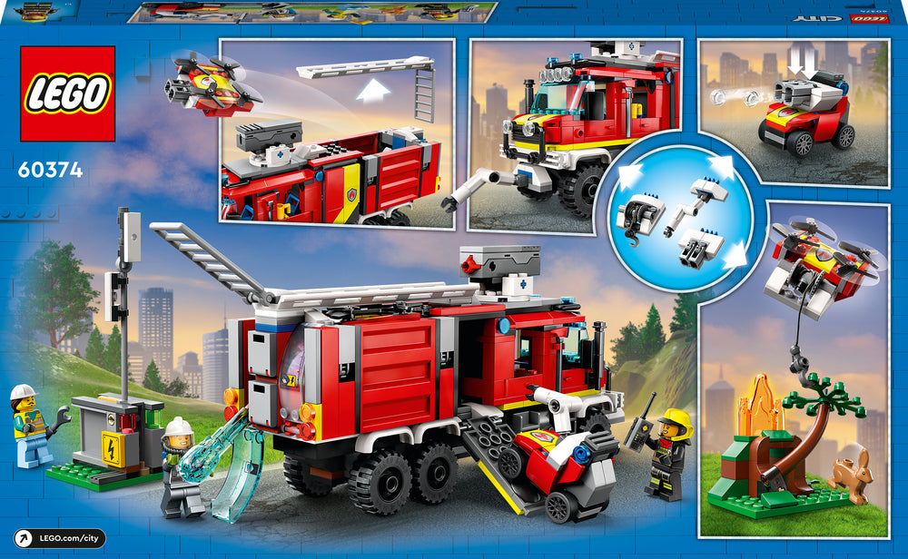 60374 LEGO City Fire Brandvæsnets kommandovogn