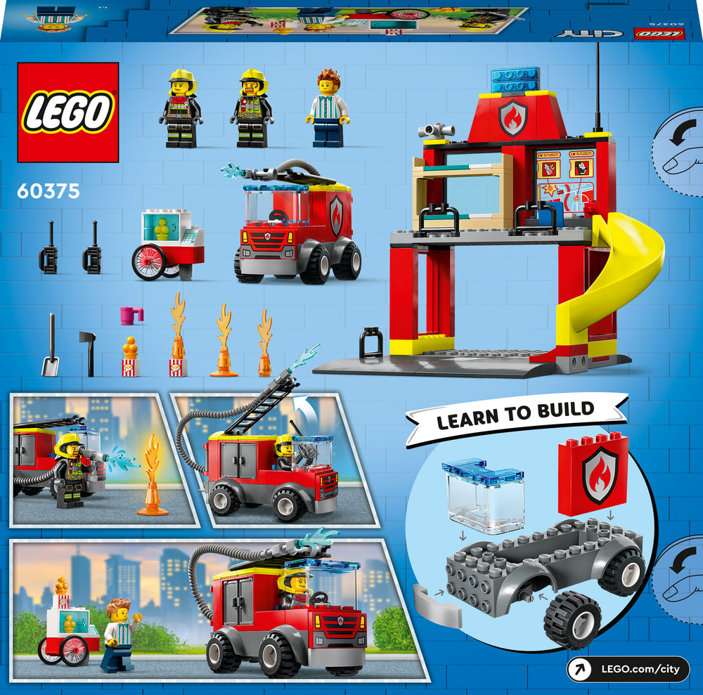 60375 LEGO City Fire Brandstation og brandbil