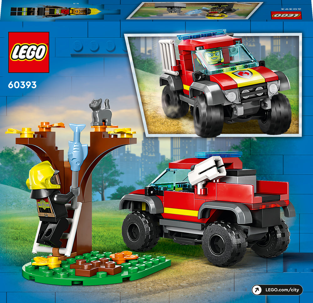 60393 LEGO City Fire Firhjulstrukket redningsvogn