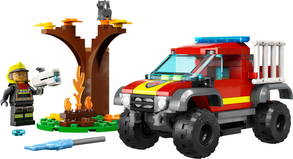 60393 LEGO City Fire Firhjulstrukket redningsvogn