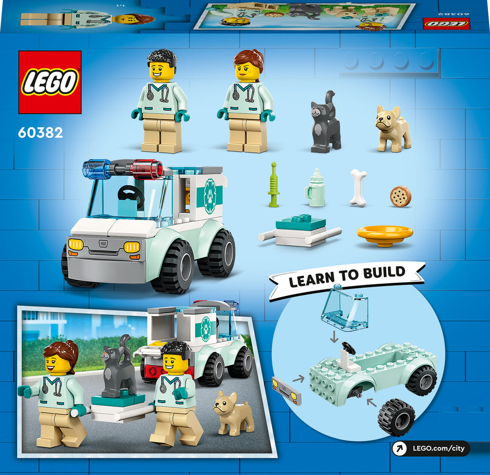 60382 LEGO City Great Vehicles Dyrlæge-redningsvogn