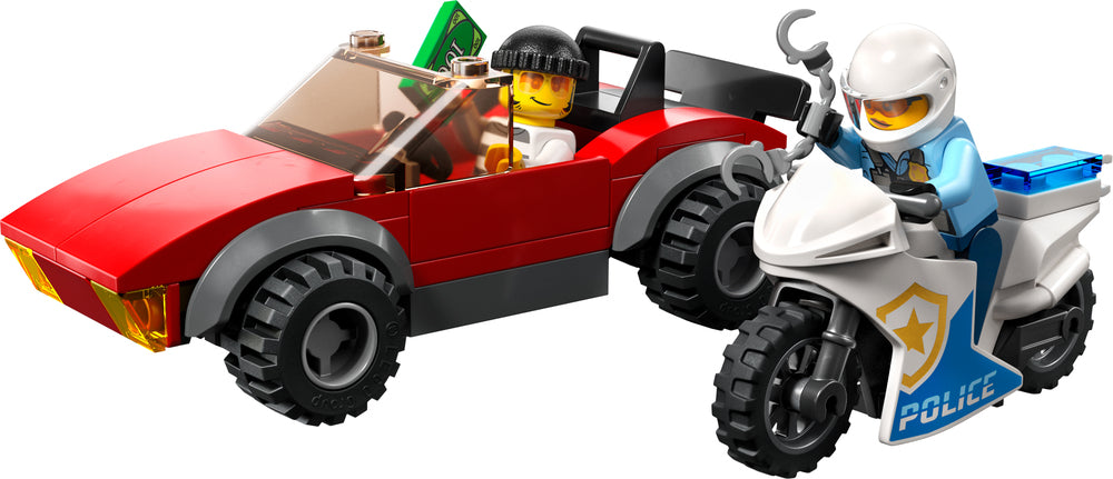60392 LEGO City Police Politimotorcykel på biljagt