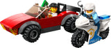 60392 LEGO City Police Politimotorcykel på biljagt