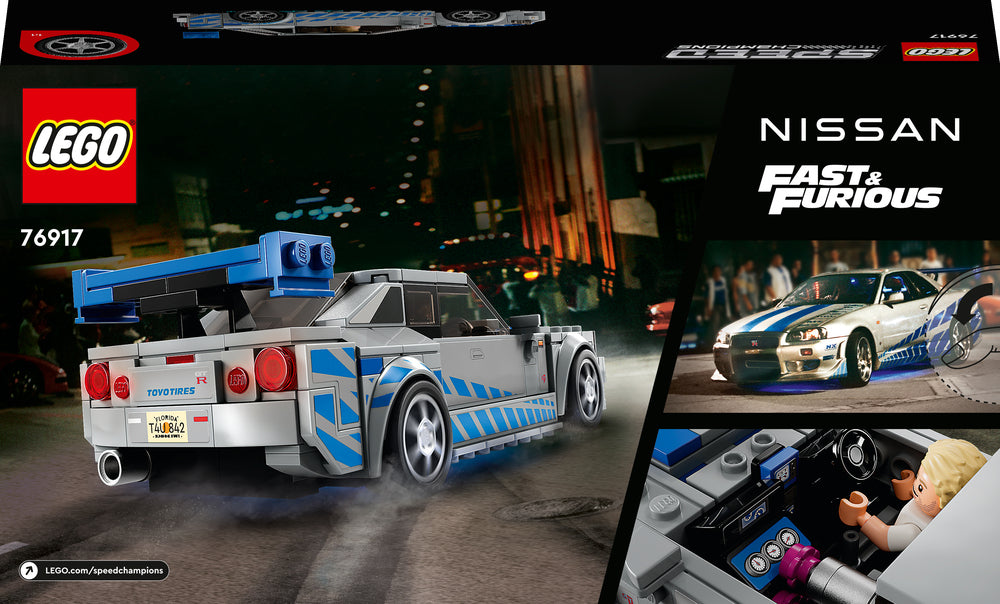 76917 LEGO Speed Champions 2 Fast 2 Furious Nissan Skyline GT-R (R34)