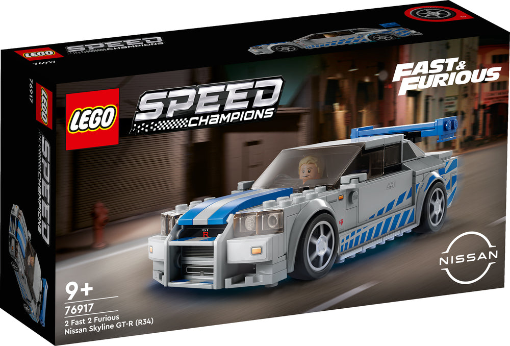 76917 LEGO Speed Champions 2 Fast 2 Furious Nissan Skyline GT-R (R34)