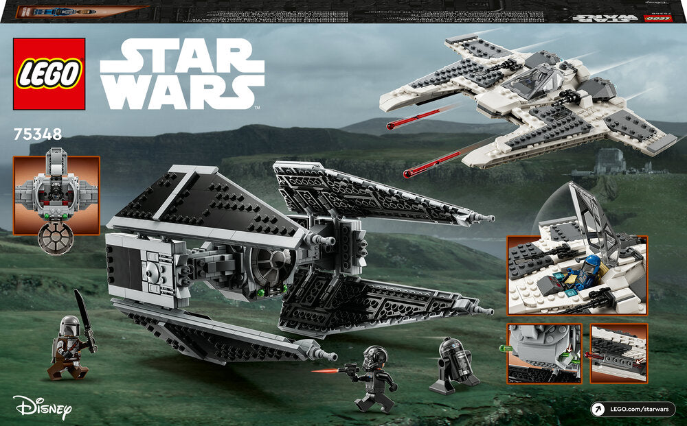 75348 LEGO Star Wars Mandaloriansk Fang-jager mod TIE Interceptor™