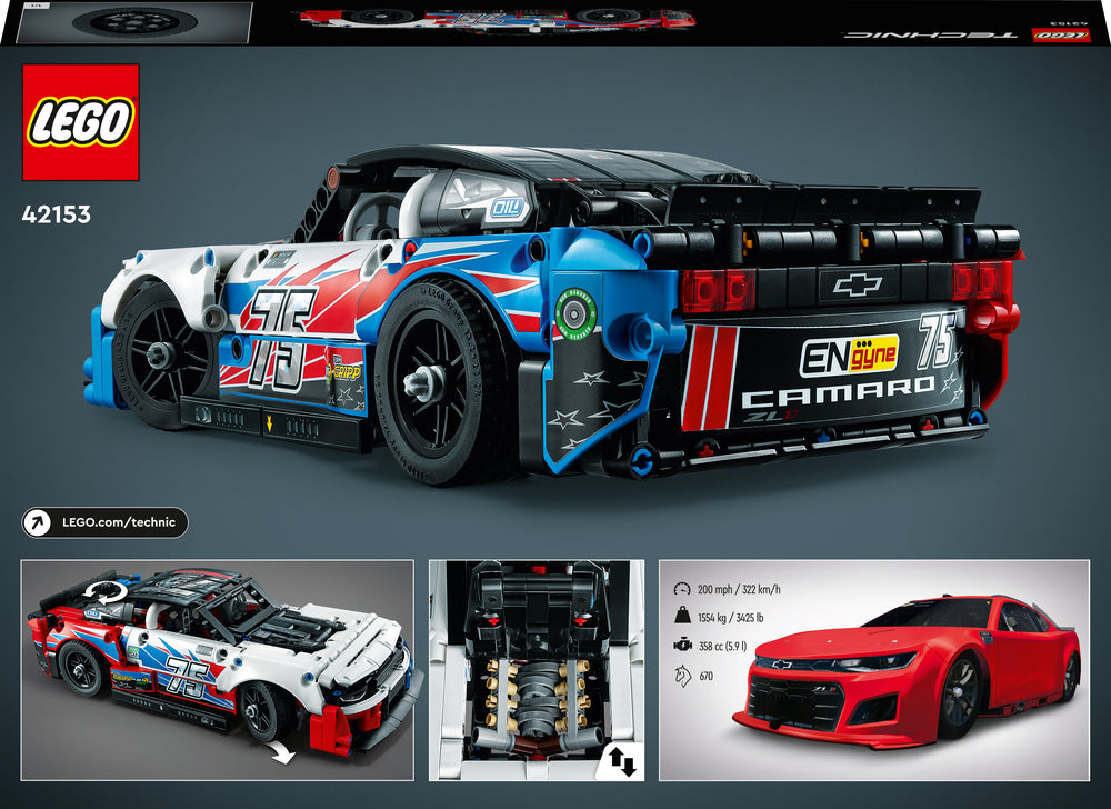 42153 LEGO Technic NASCAR Next Gen Chevrolet Camaro ZL1
