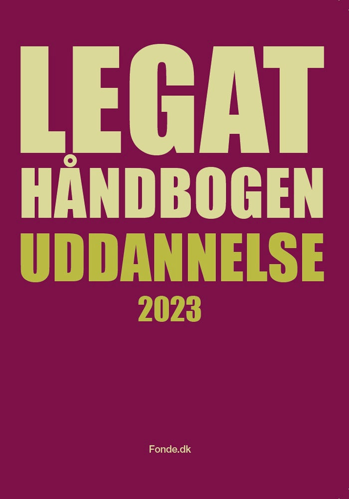 Legathåndbogen uddannelse 2023