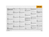A2 Whiteboard vægkalender 2024