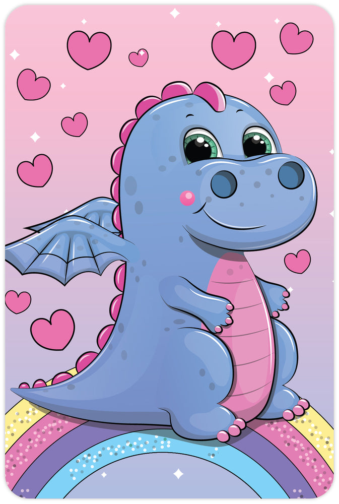 Diamond art Dino baby 10 x 15 cm