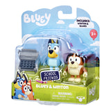 BLUEY figurer med skoletema 2-pak ass