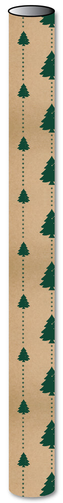 Flot kraft gavepapir 3 m x 70 cm