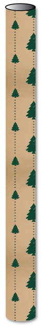 Flot kraft gavepapir 3 m x 70 cm