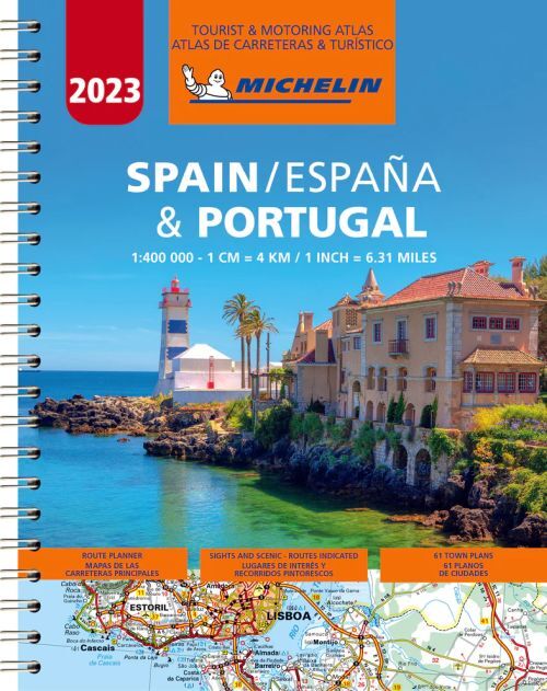 Michelin Tourist & Motoring Atlas Spain & Portugal 2023