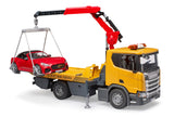 Bruder Scania Super 560R Fejeblad med Roadster Bil