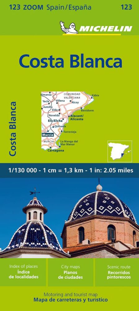Michelin Spain Zoom Blad 123: Costa Blanca