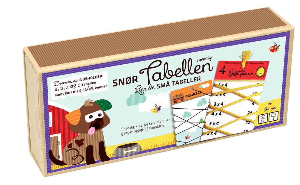 Wacky Wonders - Snør Tabellen - Multiplikation 2-5