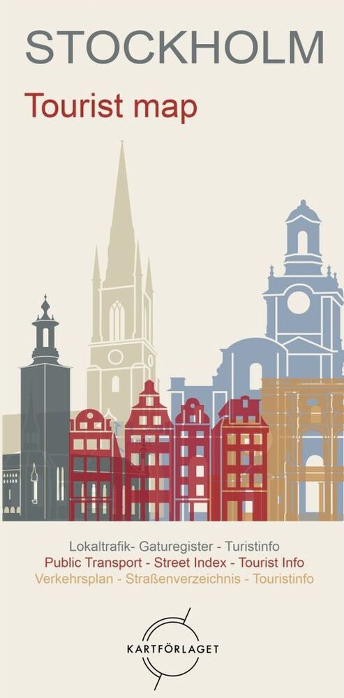Stockholm tourist map
