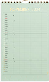 Kalender 2024 color 6 personer