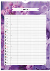Kalender 2024 A3 5 personer