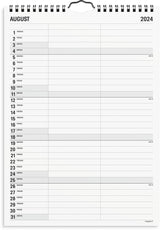 Kalender 2024 sort/hvid 2 kol