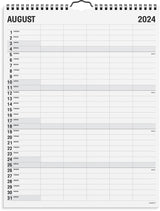 Kalender 2024 sort/hvid 5 kol