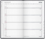 Index planner 2024 mini mørk grå
