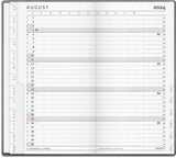 Index planner 2024 måned grå
