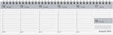 Bordkalender 2024 dag/uge grå
