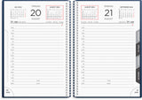 Kalender 2024 klassisk dag blå