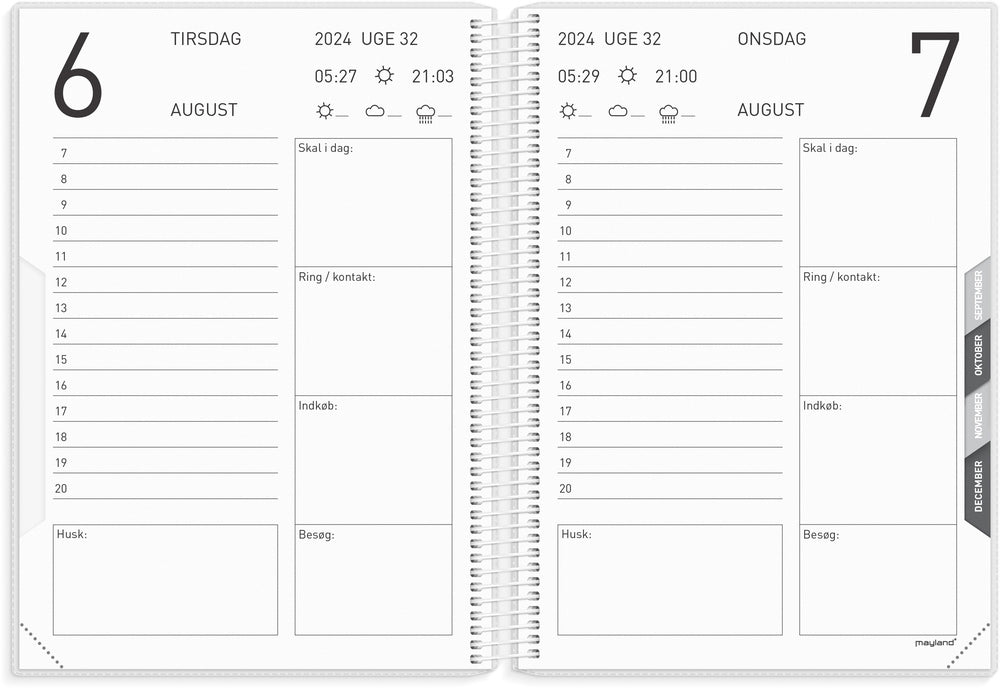 Kalender xl 2024 senior dag