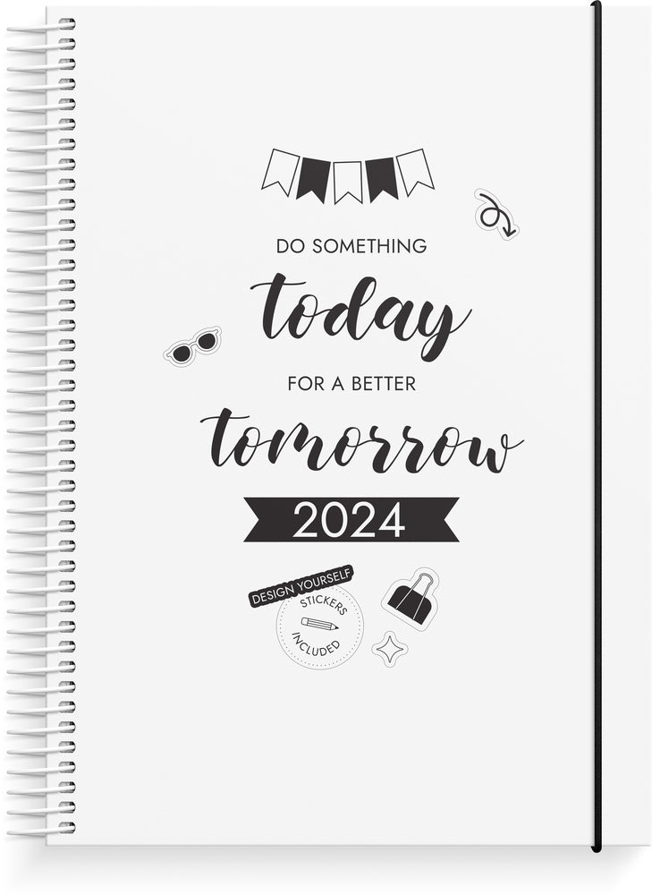 Doodle B5 2024 uge m/stickers