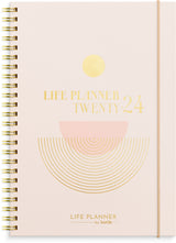 Life planner 2024 uge pink A5