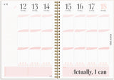 Life planner 2024 uge pink A5