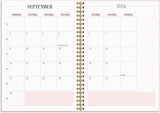 Life planner 2024 pink uge