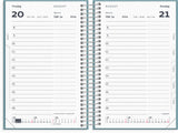 Kalender mini 2024 dag isblå